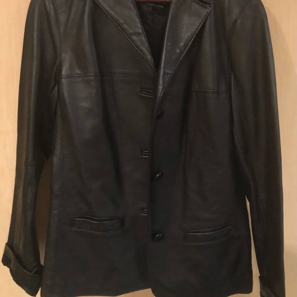 Vintage Lindzon  Women’s Leather Jacket - Size 10 - Made in Canada - Picture 2 of 12